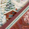 Dekopanel Gobelin Schneemann – karminrot/hellbeige,  thumbnail number 4