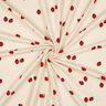 GOTS Baumwolljersey Erdbeeren | Poppy Fabrics – hellbeige/karminrot,  thumbnail number 3
