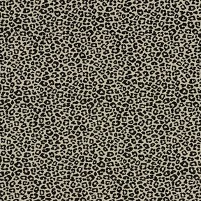 Baumwolljersey Mini Leo Print – greige/schwarz, 