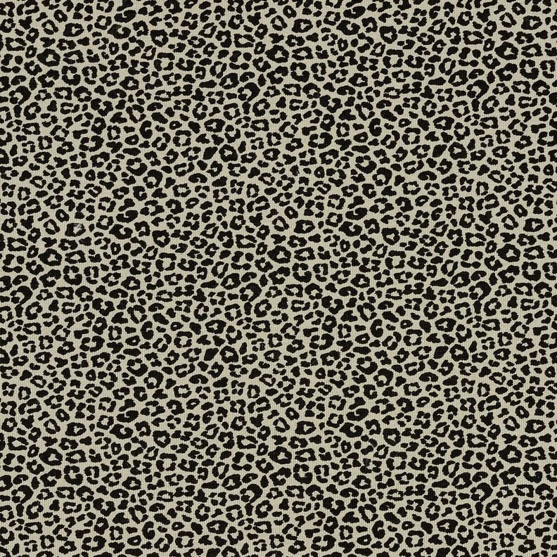 Baumwolljersey Mini Leo Print – greige/schwarz, image number 1