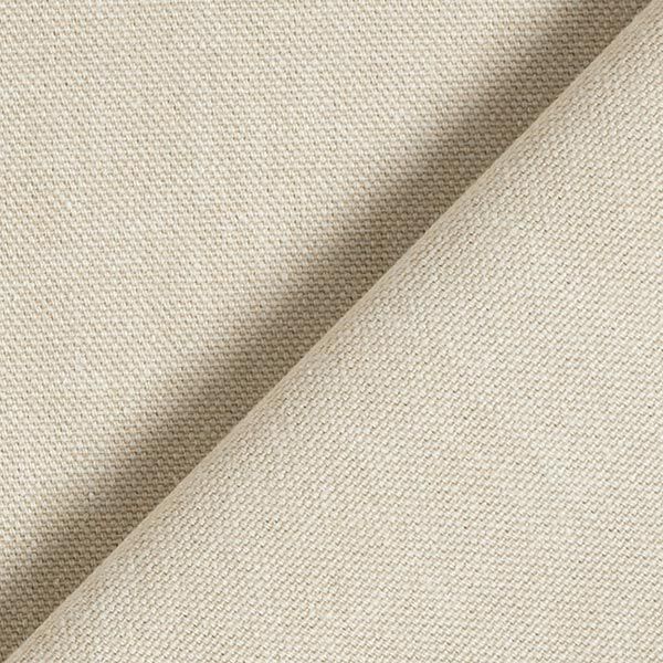 Möbelstoff Halbpanama Used Look – sand | Reststück 50cm