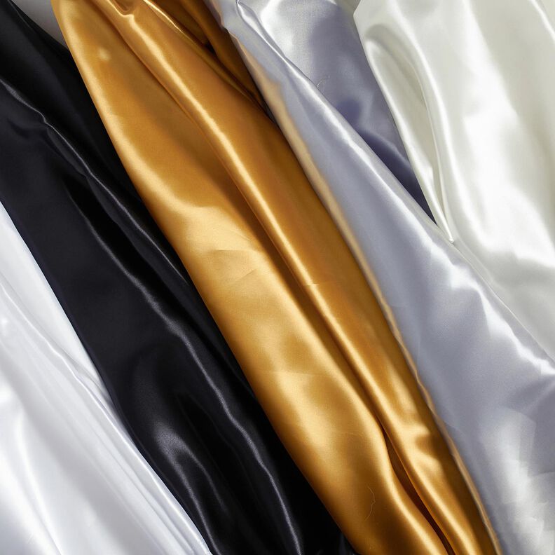 Polyestersatin – schwarz,  image number 5