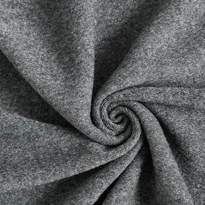 Mantelstrick Woll-Mix Melange – granit,  image number 1