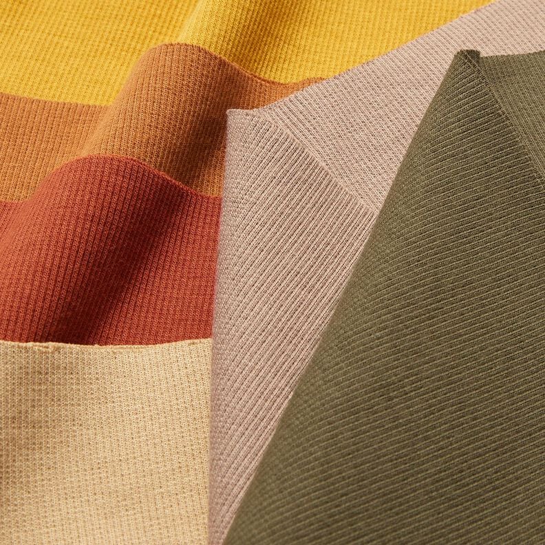 2x2 Bündchen Uni – dunkeltaupe,  image number 6