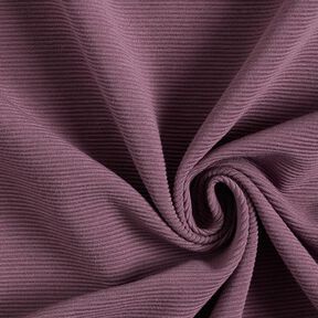 Ottoman-Rippenjersey Uni – aubergine, 