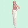Musselin/ Doppel-Krinkel Gewebe Blumen – weiss,  thumbnail number 5