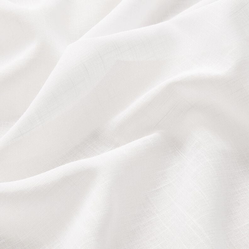 Gardinenstoff 300cm (flame retardent) Uni &ndash; weiss,  image number 2