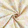 Dekostoff Halbpanama bunte Mini-Blüten – elfenbein/rosa,  thumbnail number 3