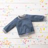 Leichter French Terry Uni – jeansblau,  thumbnail number 5