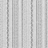 Dekostoff Jacquard Ethno-Streifen &ndash; grau/wollweiss,  thumbnail number 1