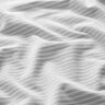 Jersey schmale Glitzerstreifen – weiss/silber metallic,  thumbnail number 2