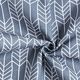Dekostoff Halbpanama Pfeilmuster – blaugrau,  thumbnail number 4