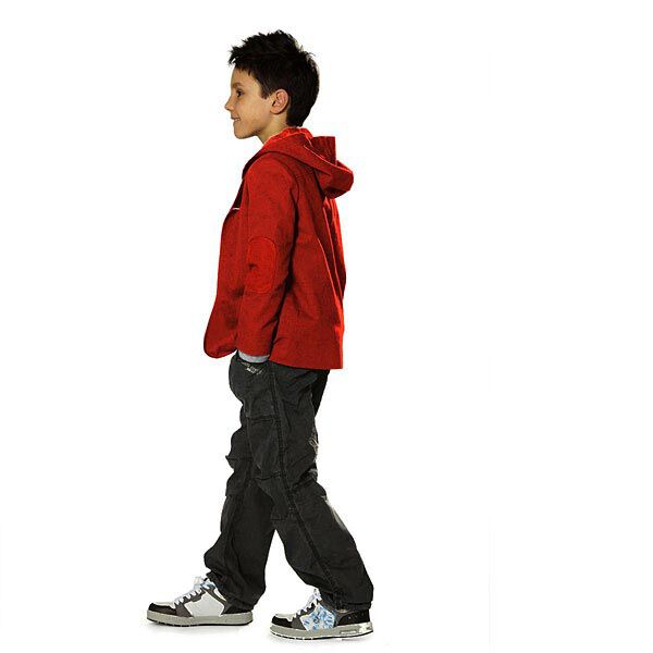 Sweatshirt Angeraut – chili | Reststück 100cm