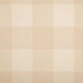 Dekostoff Jacquard Plaid Vichy – beige, 