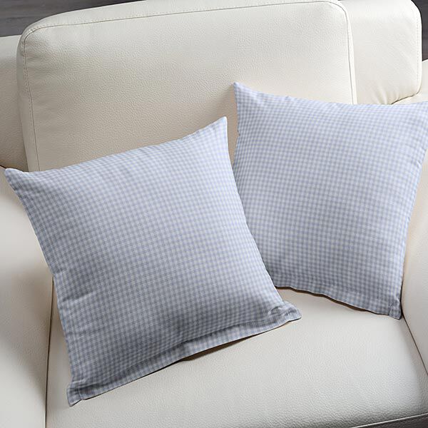 Baumwollstoff Vichy - 0,5 cm – babyblau | Reststück 50cm