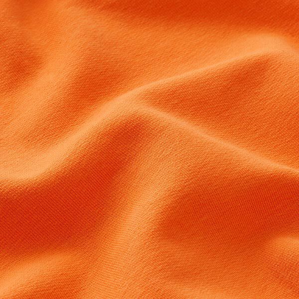 Leichter Baumwollsweat Uni – orange