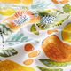 Dekostoff Baumwollköper Exotische Früchte – weiss,  thumbnail number 2