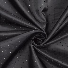 Futterstoff Jacquard Punkte – nachtblau, 