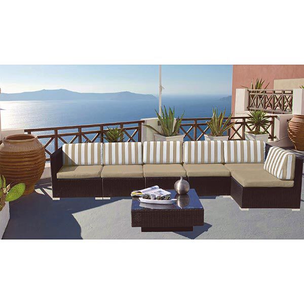 Markisenstoff Streifen Toldo – weiss/anemone,  image number 5