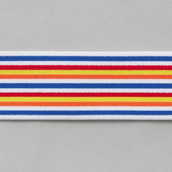 Gummiband [ 4 cm ] – weiss/signalrot,  image number 2