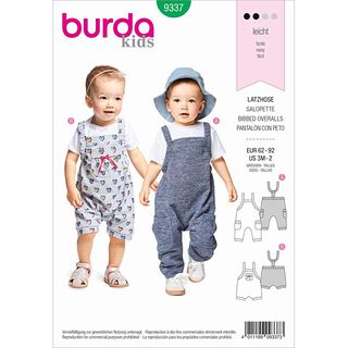 Baby-Latzhose | Burda 9337 | 62-92, 
