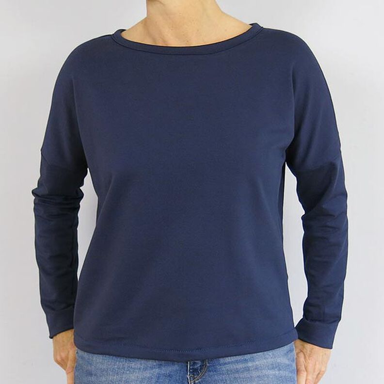 FRAU VEGA lässiger Pulli in Rückenteil in Wickeloptik | Studio Schnittreif | XS-XXL, image number 7