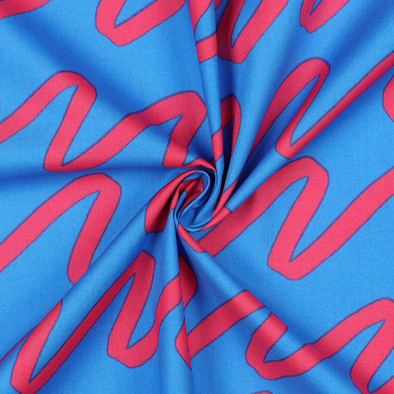 Baumwollpopeline Making Waves | Nerida Hansen – blau,  image number 4