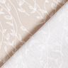 Baumwollpopeline Blätterranken – nebelgrau,  thumbnail number 4