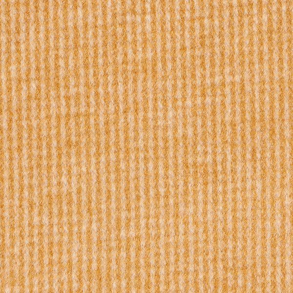 Angerauter Strickjacquard kleines Karo – karamell/weiss | Reststück 100cm