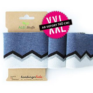 GOTS Bio Strickbündchen CUFF ME ICON [140 cm | 8 cm] | Albstoffe | Hamburger Liebe, 