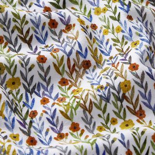 Bio-Baumwolljersey Blumenwiese Digitaldruck – wollweiss, 