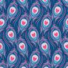 Baumwolljersey Pavo | Stoff&Liebe – königsblau/intensiv pink,  thumbnail number 1