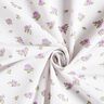 Baumwollpopeline zarte Rosen – lavendel/weiss,  thumbnail number 3