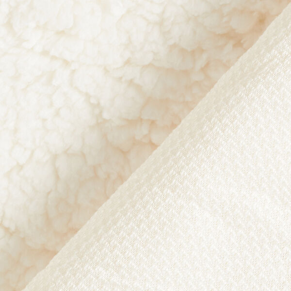 Sherpa Uni – wollweiss | Reststück 50cm