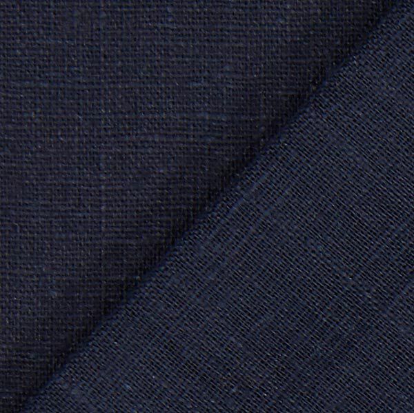 Leinen Medium – navy | Reststück 100cm
