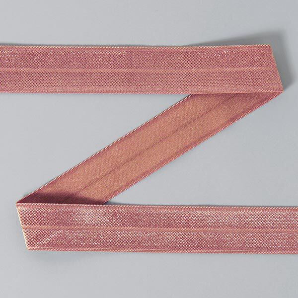 Elastisches Einfassband (Falzgummi) 508 - altrosa, image number 1