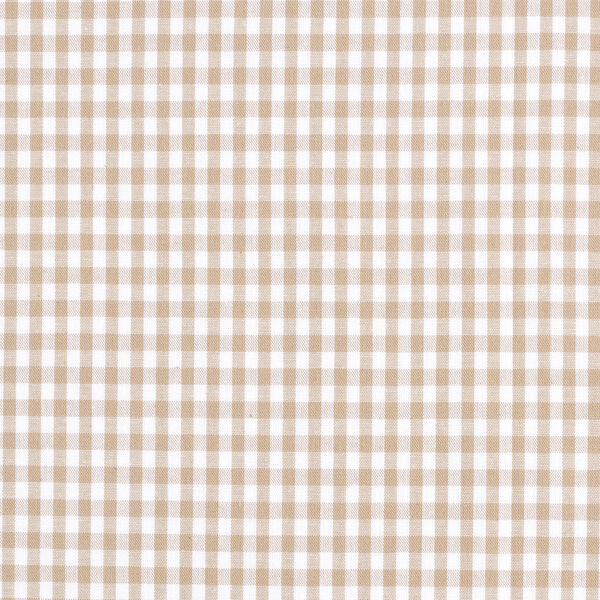 Baumwollstoff Vichy - 0,5 cm – hellbraun, image number 1