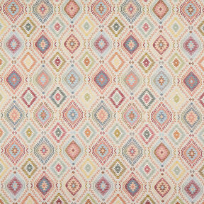 Dekostoff Jacquard indischer Teppich – hellbeige, 