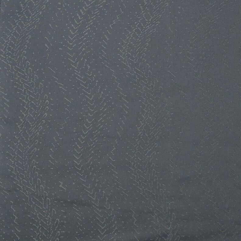 Futterstoff Jacquard Schuppenmuster – anthrazit,  image number 1