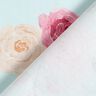 Beschichtete Baumwolle romantische Rosen – babyblau,  thumbnail number 5