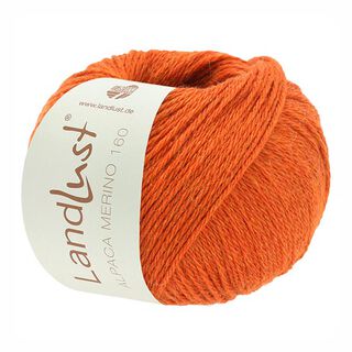 LANDLUST Alpaca Merino 160, 50g | Lana Grossa – rotorange, 