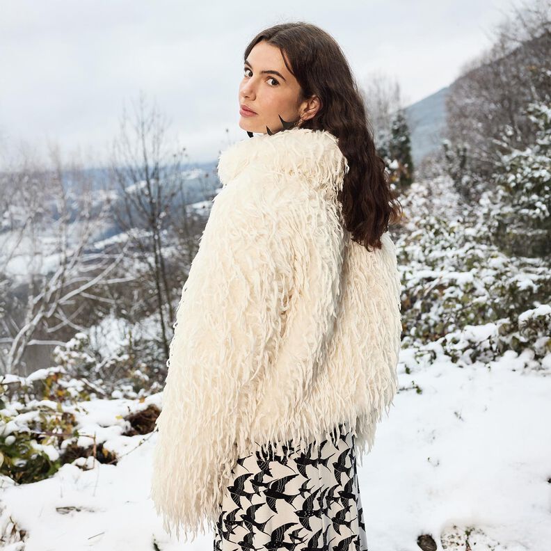 Kunstfell Federn Uni | Katia Fabrics – weiss,  image number 8