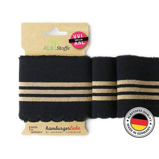 BIO-STRICKBÜNDCHEN CUFF ME WAVE GLAM  [140 CM | 8 CM]  | Albstoffe | Hamburger Liebe, 