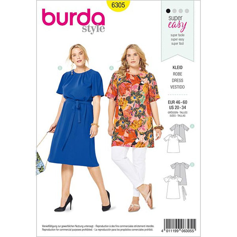 Shirt / Kleid | Burda 6305 | 46-60,  image number 1