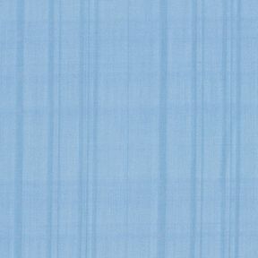 Leichter Baumwollstoff durchscheinendes Karo – hellblau, 