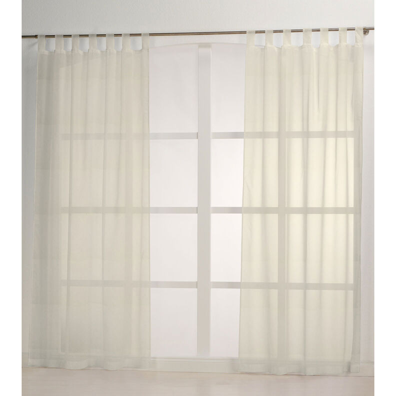 Gardinenstoff Bouclé-Optik 300 cm – wollweiss,  image number 6