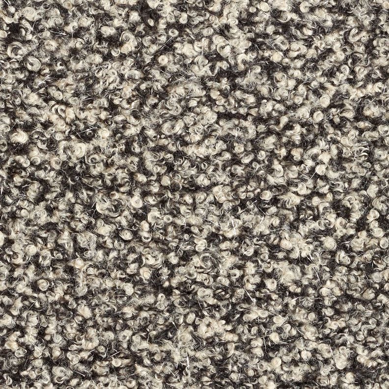 Strick-Bouclé Glitzerfäden Melange – cashew/schwarz, image number 1