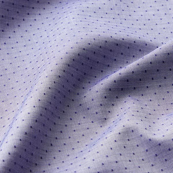 Hemdenstoff Changée Polkadots – blau | Reststück 50cm