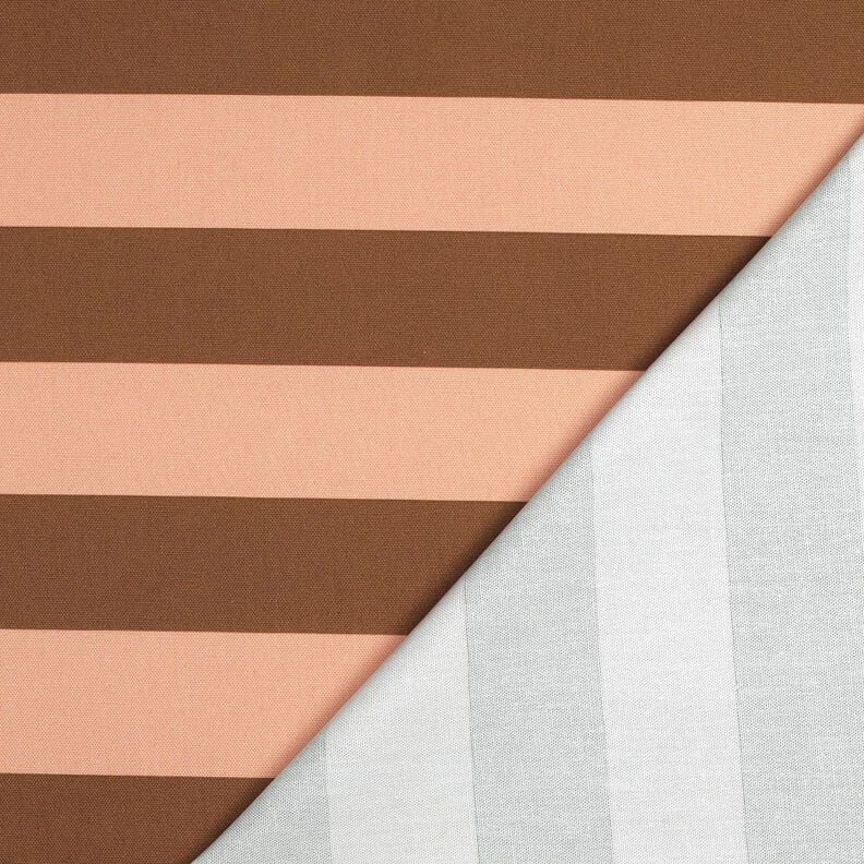 Dekostoff Canvas fröhliche Streifen – lachs/braun,  image number 4