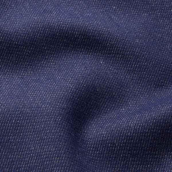 Fester Jeansstoff Uni – marineblau, image number 2